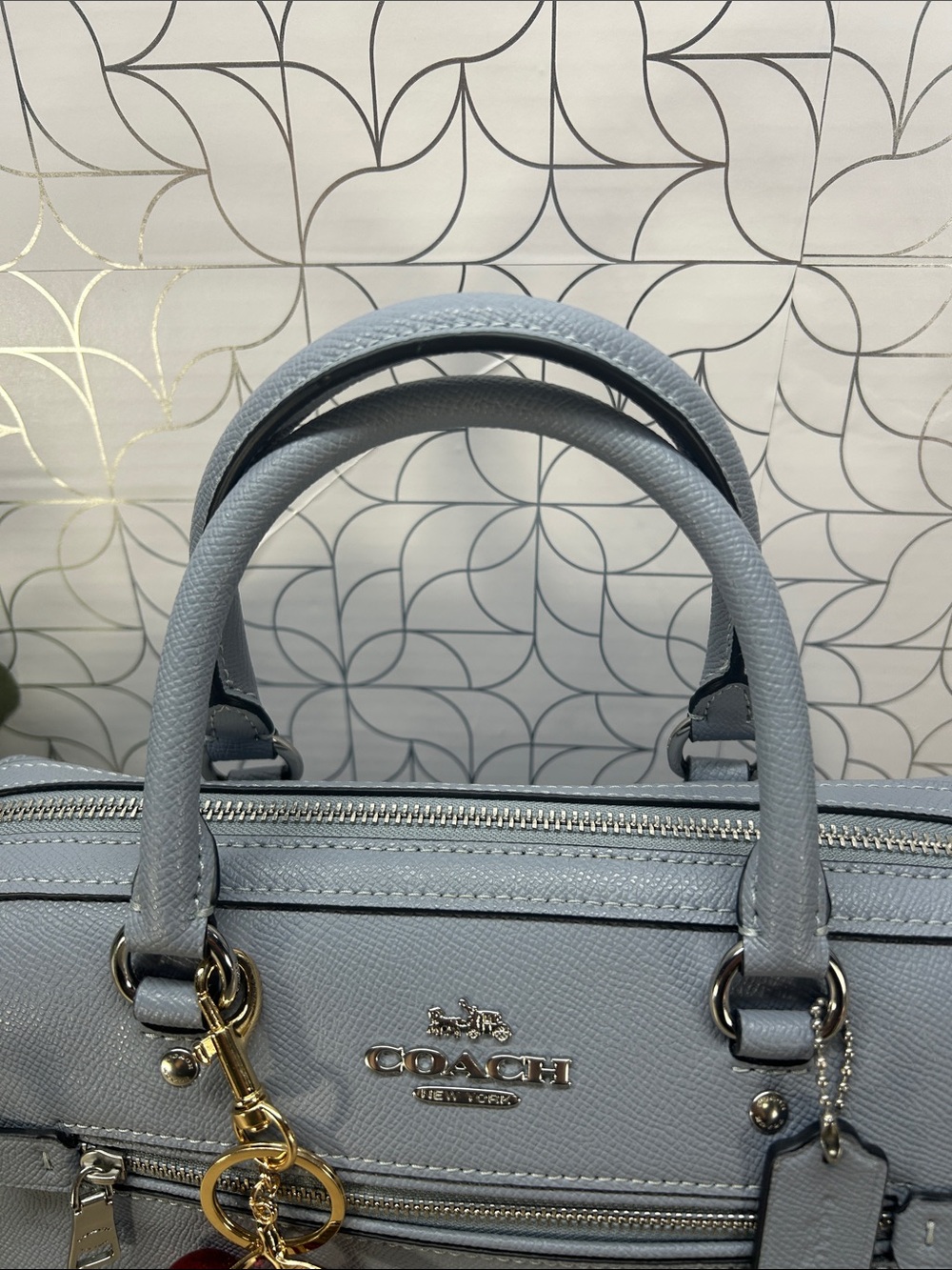 5145 NWOT Coach Rowan Twilight satchel bag 269025145 - Picture 5 of 14